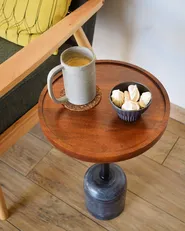 Side Table RAINY Metal Black_1064121
