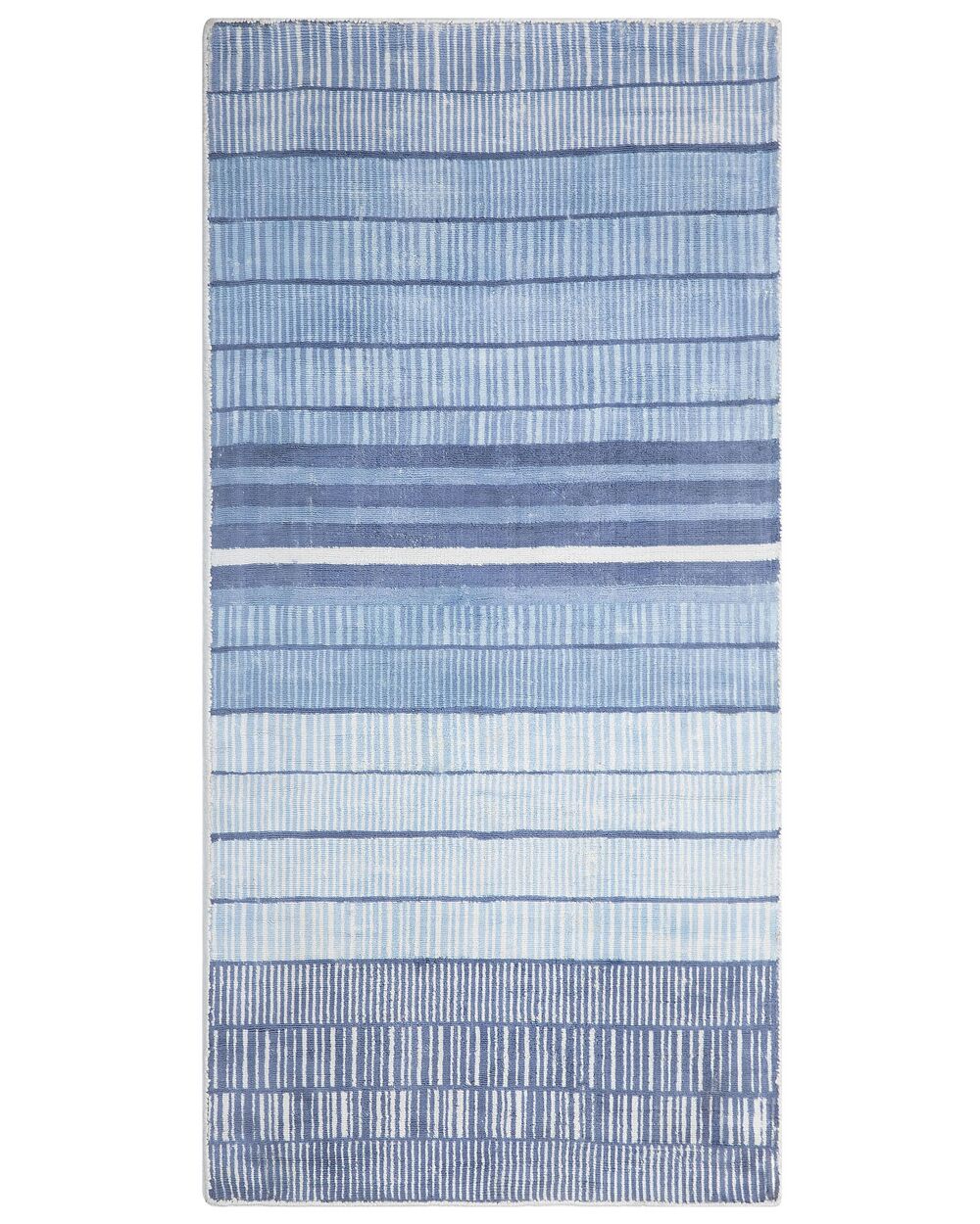 Gulvtæppe YARDERE Himmelblå 80 x 150 cm Viskose
