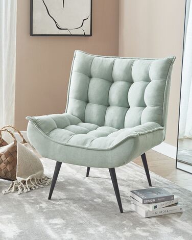 Fabric Armchair Mint Green ALVESTA