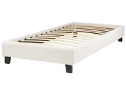 Bed without Headboard Boucle ROANNE 90 x 200 cm (EU Single) Light Beige_902996