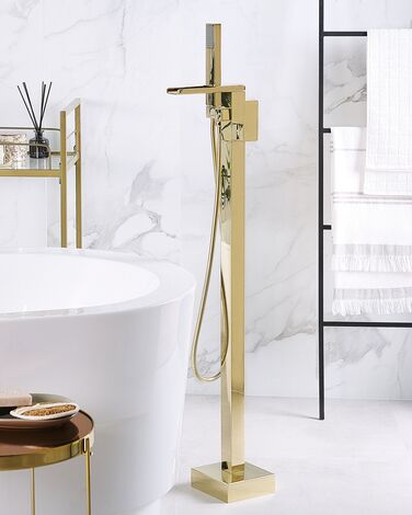 Freestanding Bath Mixer Tap Gold BOYOMA