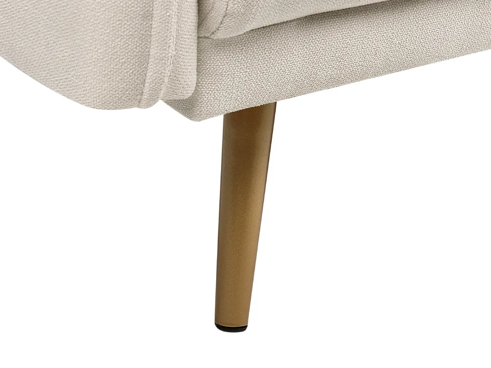 Sofa 2 Seater MAURA Fabric Light Beige_892232