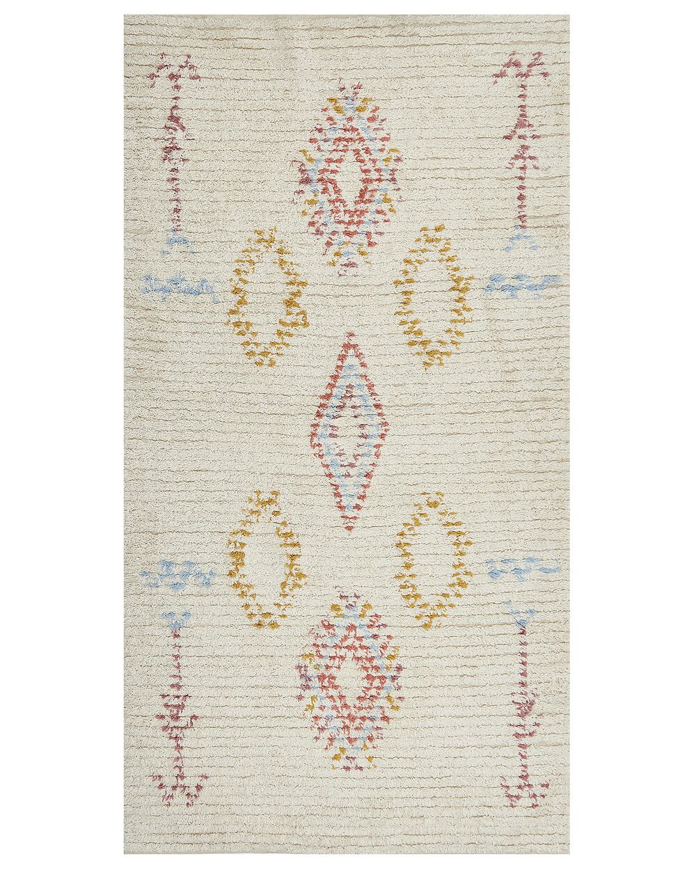 Tappeto BETTIAH Beige 80 x 150 cm Cotone