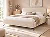 Cama Pana VALOGNES 180 x 200 cm Beige claro