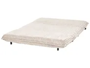 Sofa Bed 2 Seater ABISKO Corduroy Off-White_1031064