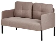 Sofa 2 Seater LAHTI Fabric Light Brown_930582