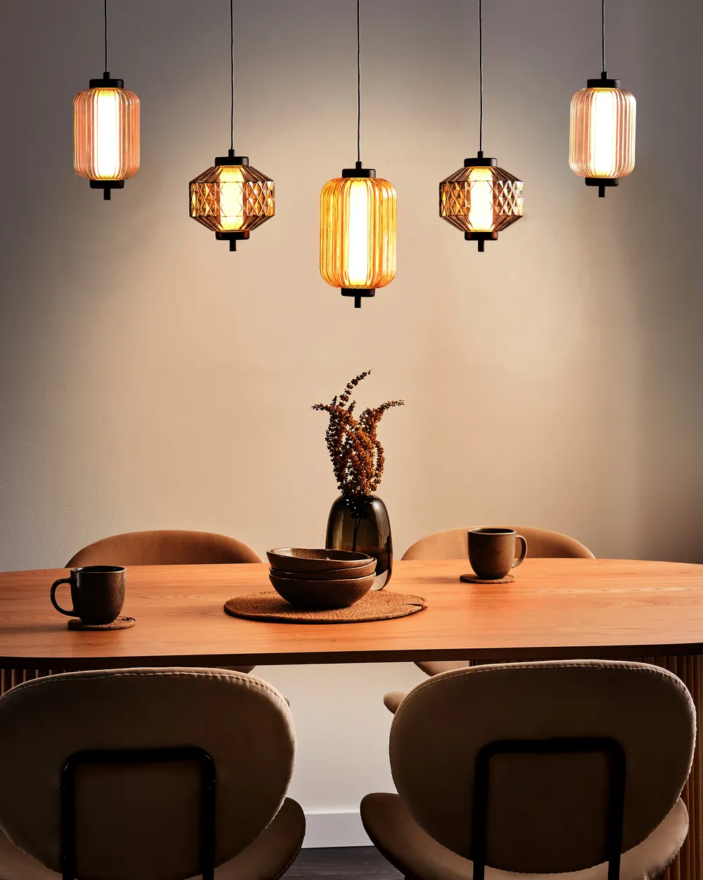 Lampa wisząca LED SULLANE LED Szkło Kolorowy