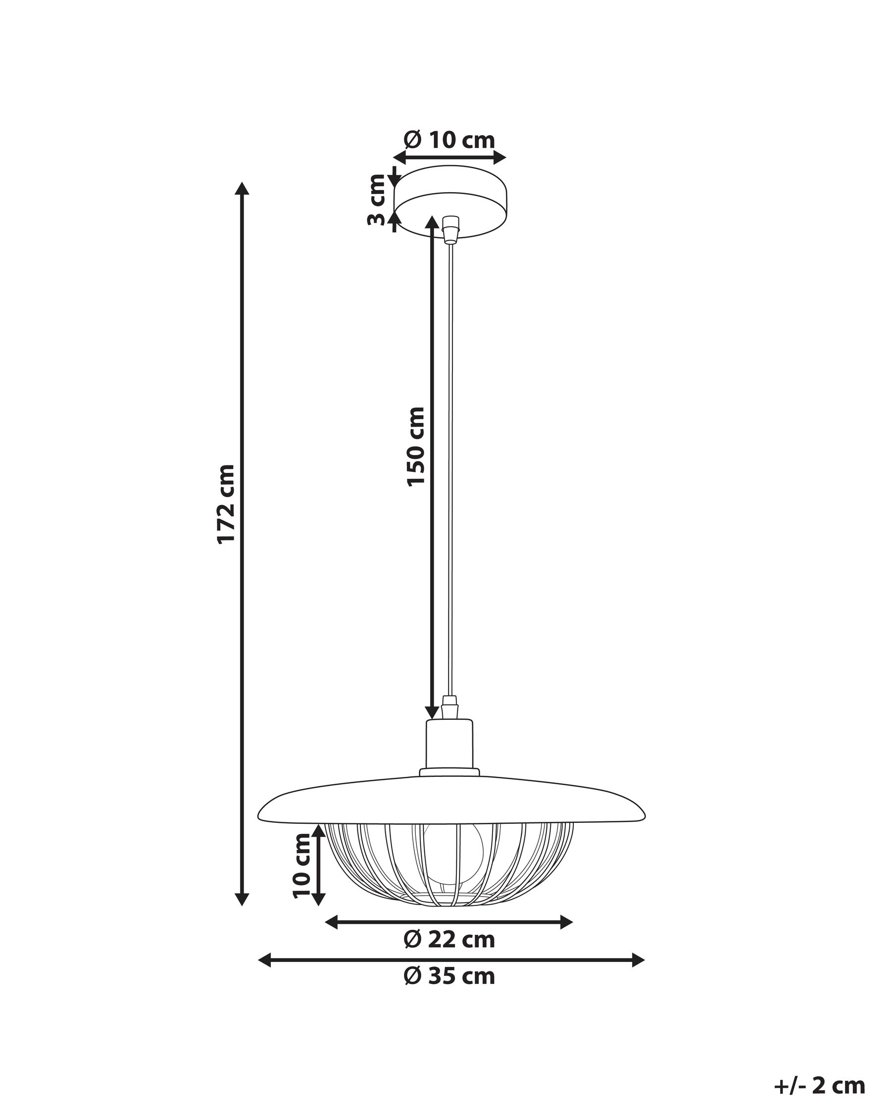 Riippuvalaisin TORDILLO Metalli Kulta_967389