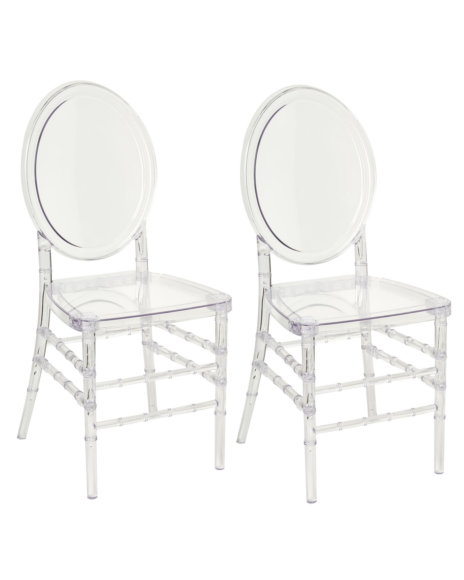 Lot de 2 chaises transparentes MONTROSE_929397