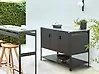 Outdoor Kitchen Cabinet MAENZA Black Metal