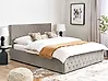 Ottoman Bed AMIENS Velvet Taupe 180 x 200 cm (EU Super King)