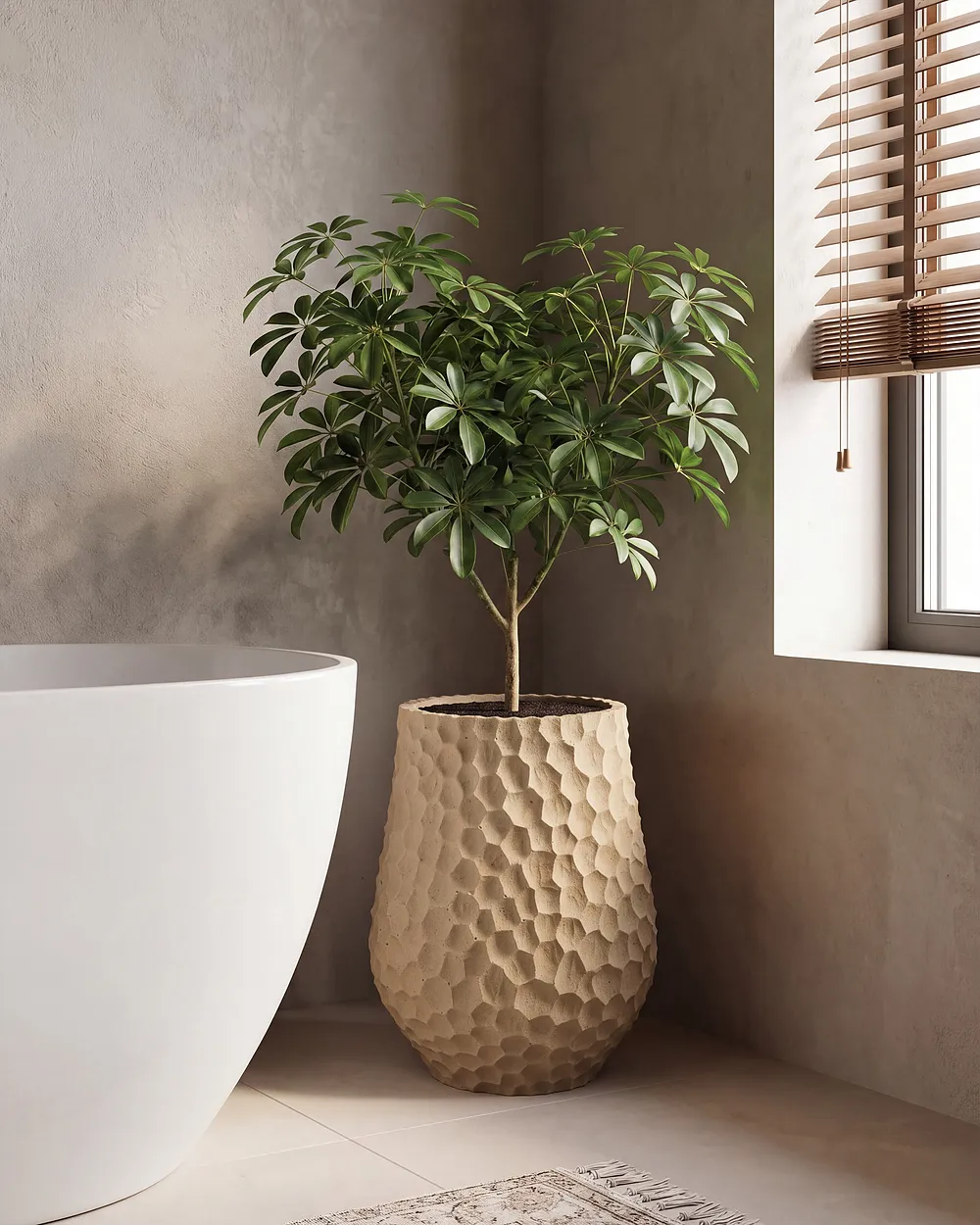 Plant Pot PILLERSEE 34 cm Light Brown_1164678