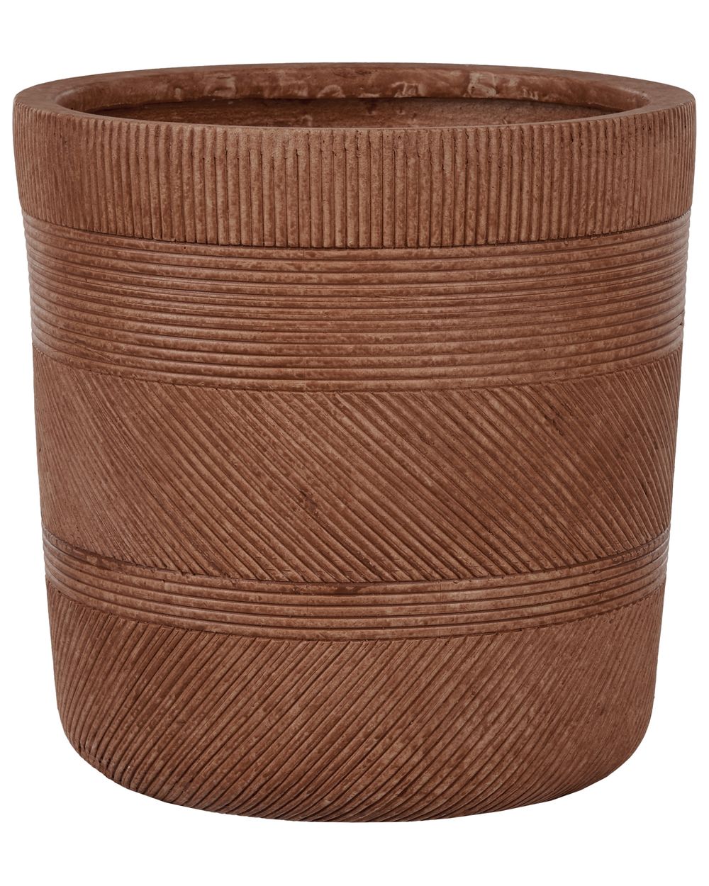 Virágcserép VOULA 36 cm Aranybarna