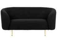 Sofa 2 Seater LOEN Boucle Black_886473