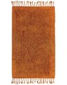 Bavlnený koberec 80 x 150 cm oranžový BITLIS_849093