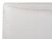 Łóżko z pojemnikiem BAJONNA Welur Złamana biel 160 x 200 cm_871259
