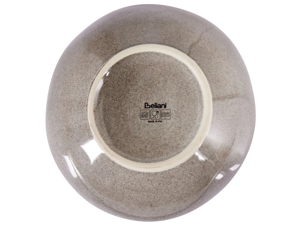 Set di 8 piatti fondi COSTMARY Gres porcellanato Grigio_986567