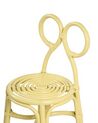 Rattan Kids Chair Yellow MIRTIA_931940