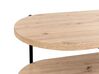 Konferenční stolek s policí světlé dřevo BALINGER_912765
