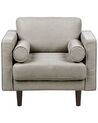 Fabric Armchair Taupe NURMO_896344