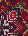 Teppich rot 70 x 200 cm orientalisches Muster Kurzflor COLACHEL_831667