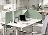 Desk Screen FOLDY 120 x 50 cm Light Green