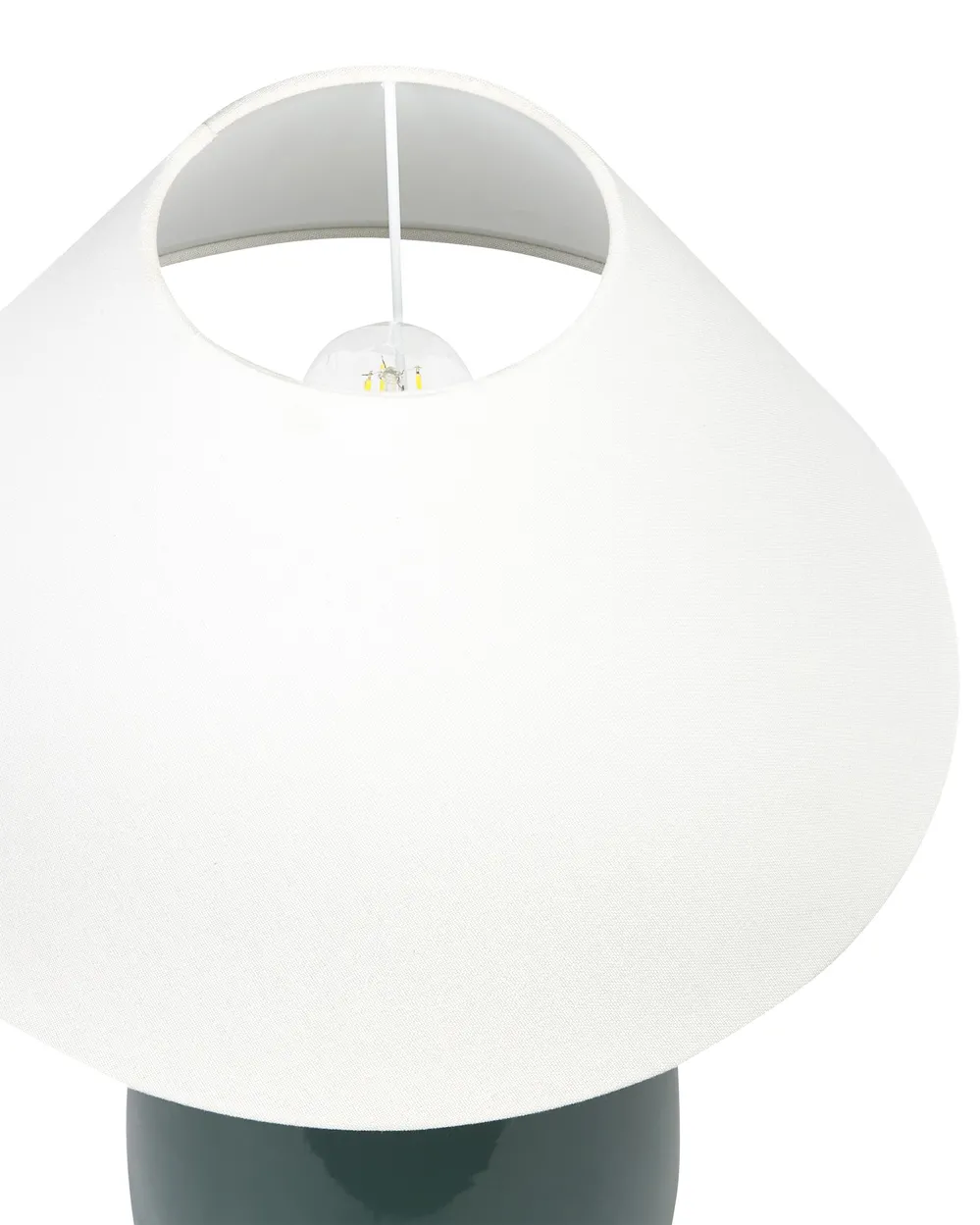Table Lamp CARETA Ceramic Dark Green_849261