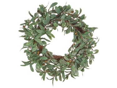 Decorative Wreath ø 65 cm Green DANRUN