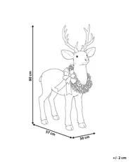 Dekoracja świąteczna KALAJOKI 80 cm Renifer Brązowy_1172444