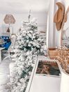 Zasněžený umělý vánoční stromek 210 cm bílý TOMICHI_836730