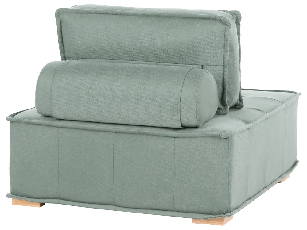 Divano modulare 3 posti TIBRO Tessuto Verde chiaro_1057773