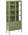 Vetrina in vetro OXTED 80 cm Metallo Verde