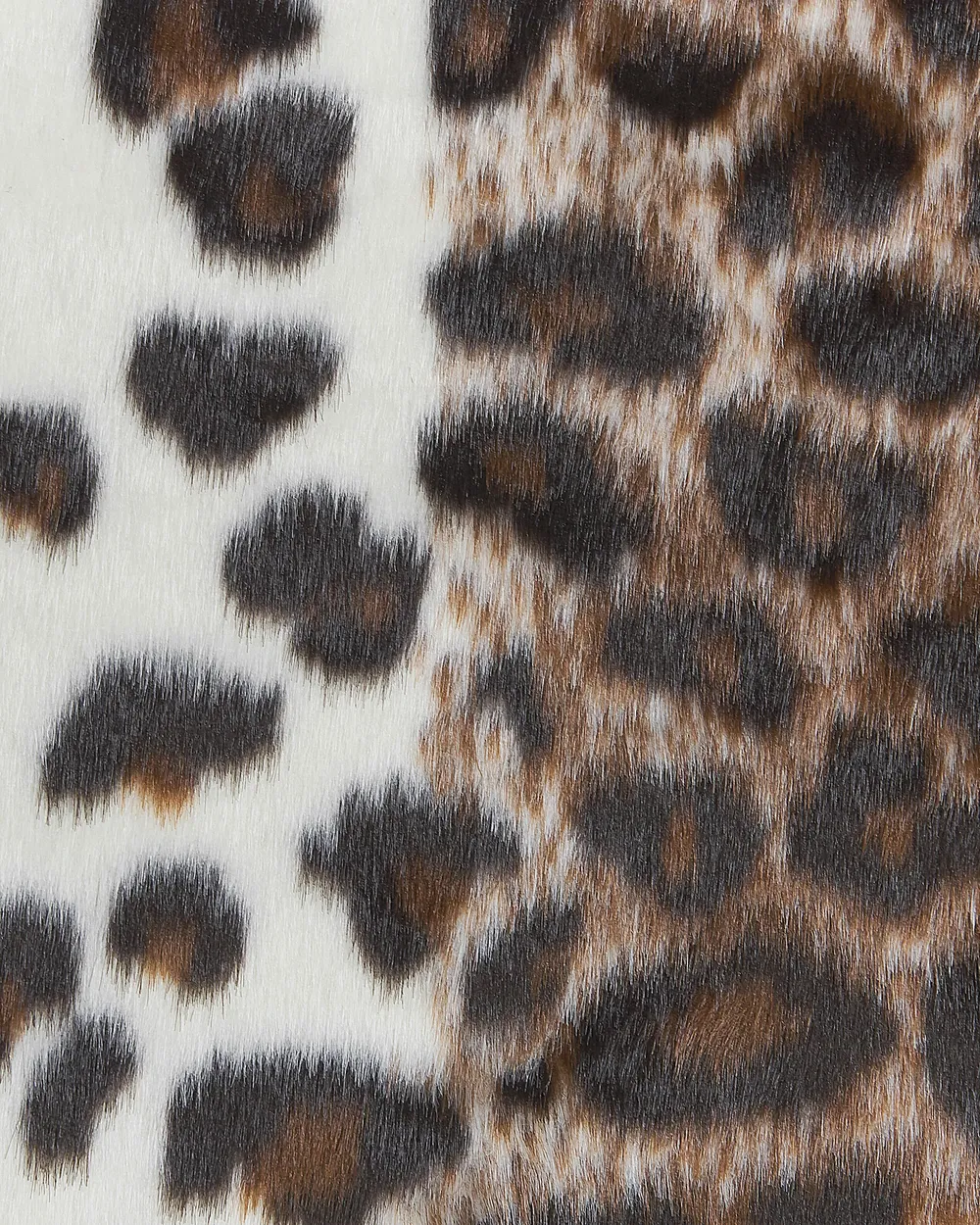 Beliani Tapis en peau de vache 3-4 m² marron et blanc NASQU | Leroy Merlin