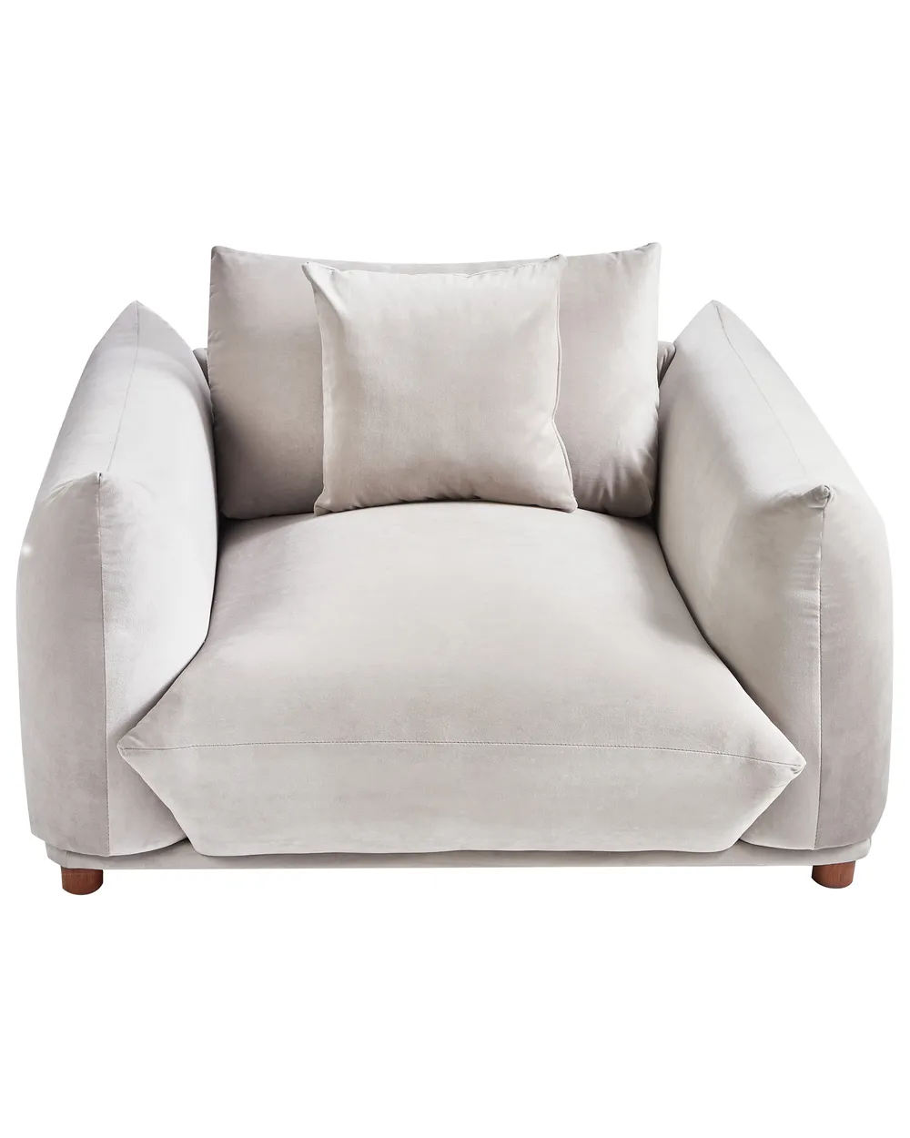 Armchair LUVOS Velvet Taupe_970291