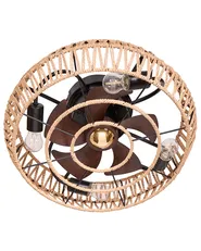 Ceiling Fan with Light APOPKA with Remote Natural_1124408