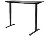 Electric Adjustable Right Corner Desk 160 x 59 cm Black DESTINES _927797