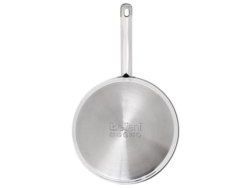 Set of 3 Frying Pans PRIMECOOK Stainless Steel Silver_1043141