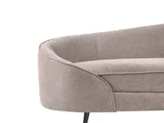 Sofa 2 Seater SAVAR Fabric Brown_949452