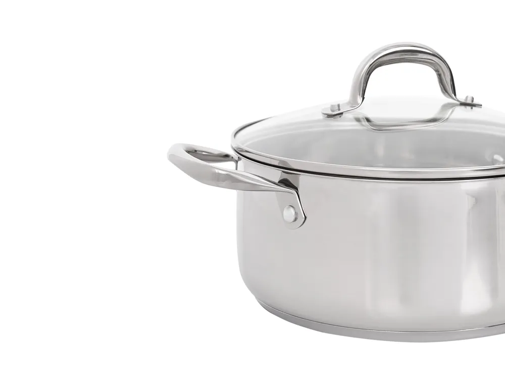 Set di 7 padelle PRIMECOOK Acciaio inox Argento_1043371