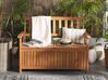 Acacia Wood Garden Bench with Storage 120 cm Light SOVANA_772449