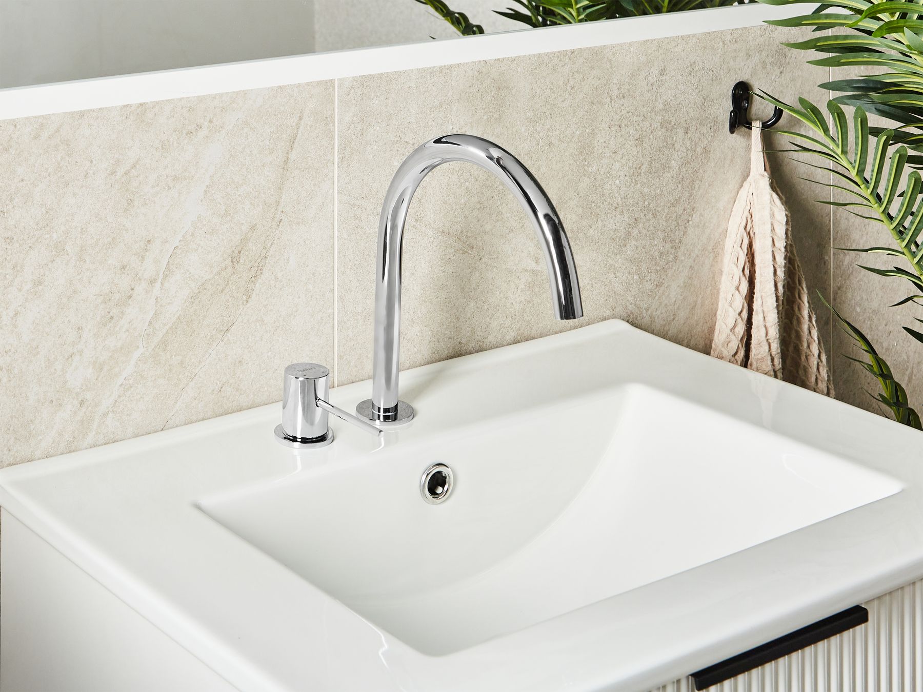 Bateria umywalkowa srebrna COLICO _998766