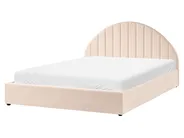 Ottoman Bed CHADENET Boucle Light Beige 160 x 200 cm (EU King Size)_1151081