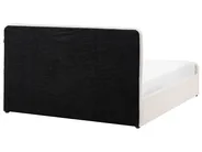 Ottoman Bed LUNAN Boucle White 160 x 200 cm (EU King Size)_1048355