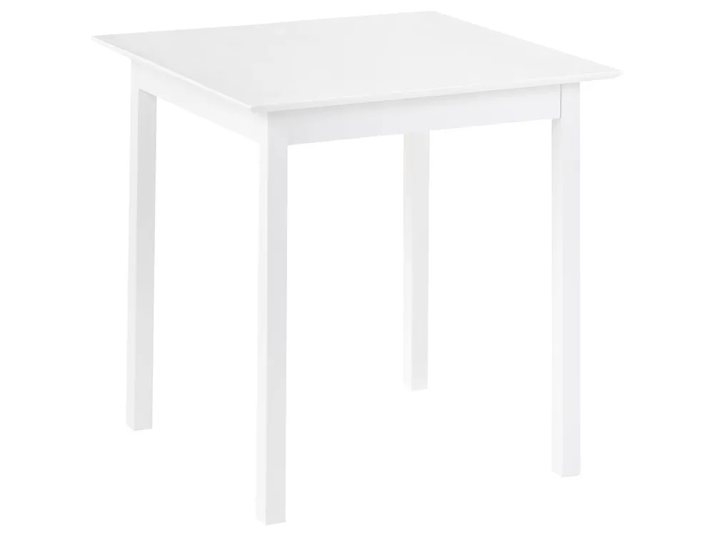 Stół do jadalni VERITAS Biały 75 cm 75 cm Drewno sosnowe