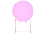 Set bistrot Pieghevole FIORI Metallo Rosa_1093622