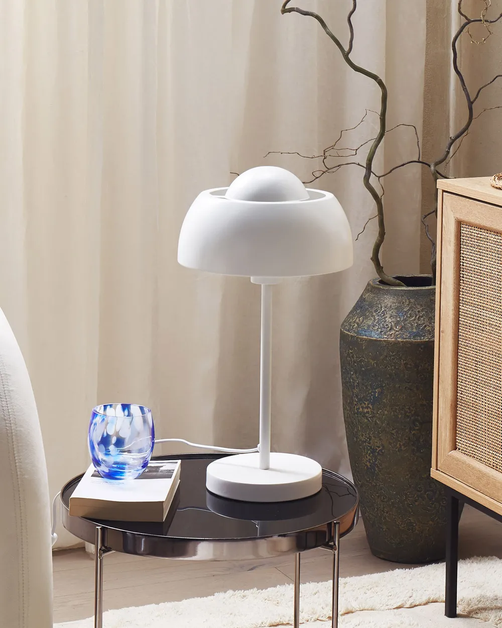 Table Lamp SENETTE Metal White_822314