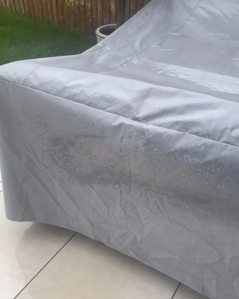 Pokrowiec przeciwdeszczowy CHUVA 255 cm 180 cm 70 cm Szary_981576