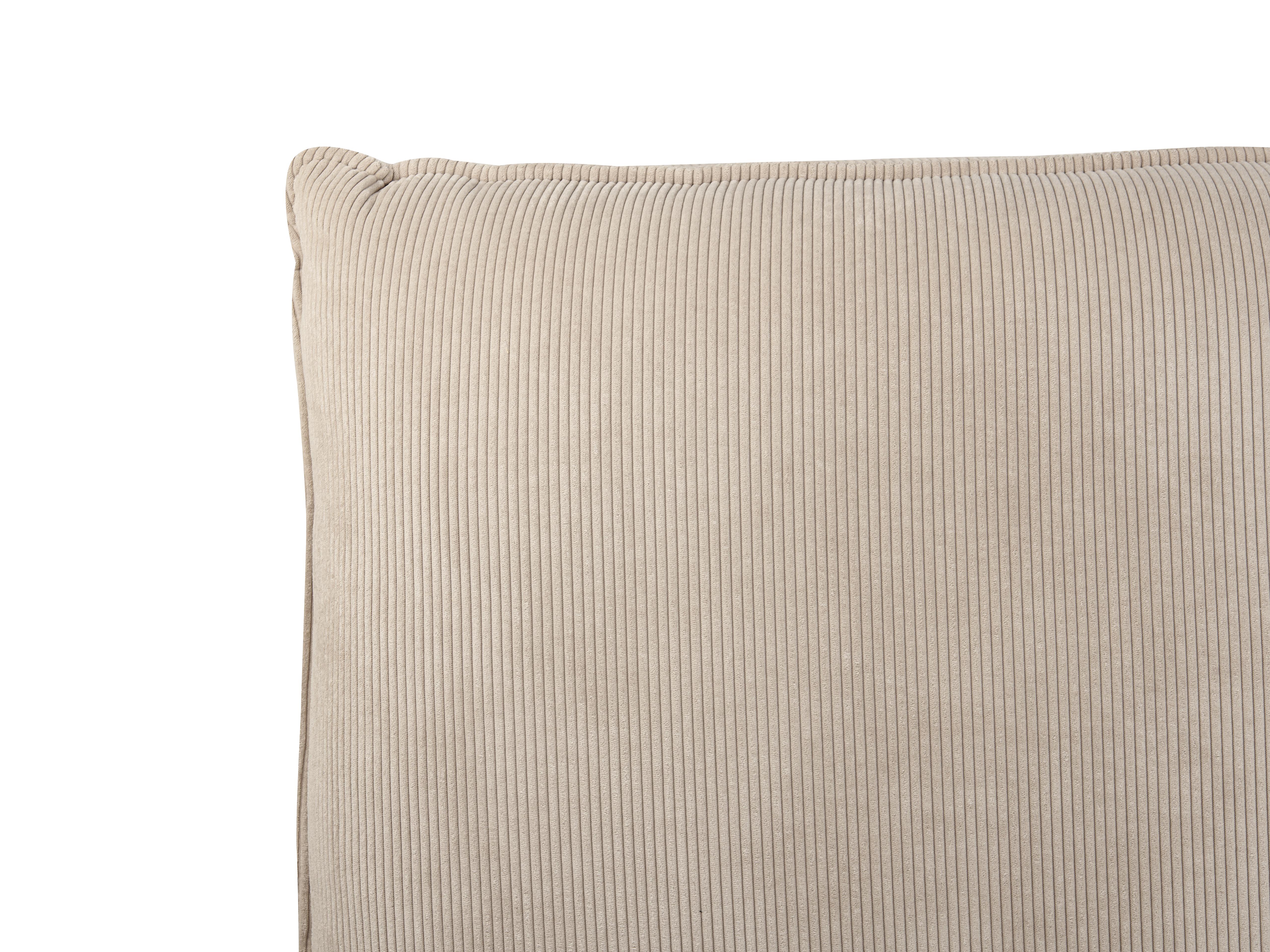 Wasserbett Cord VINAY 160 x 200 cm Taupe_881119