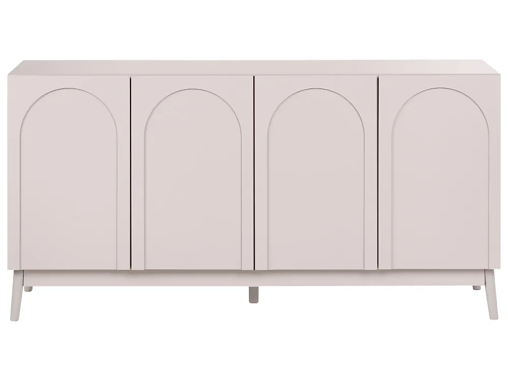 4 Door Sideboard BOULIA Light Beige_1169374