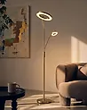 LED Floor Lamp AFTON Metal Brass